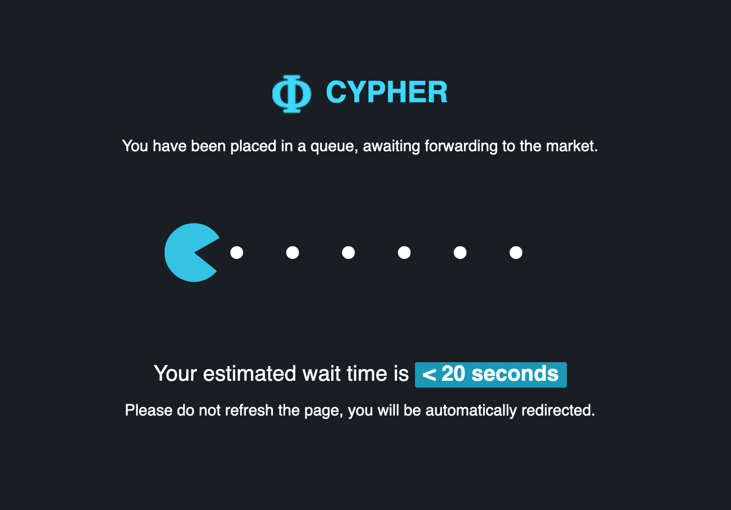 Cypher Darknet Main Page